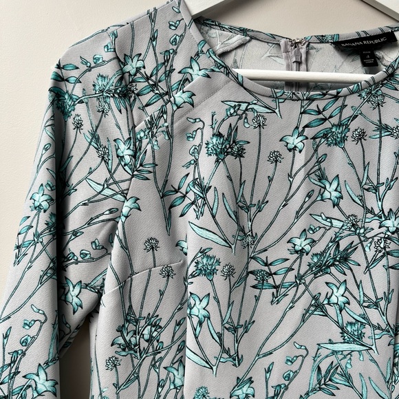 Banana Republic drop waist floral dress size 4P - Picture 10 of 11